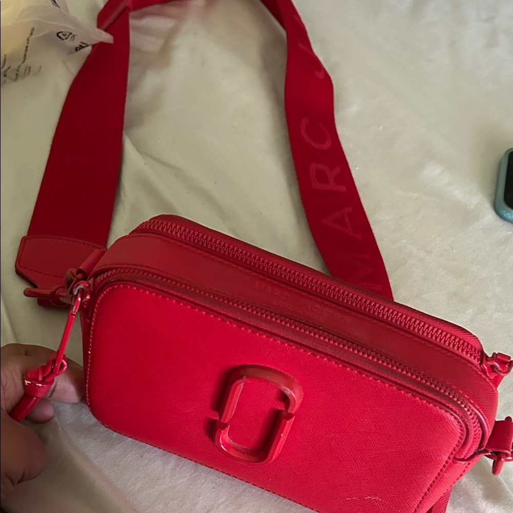 Marc Jacobs Bold Red Crossbody Bag
